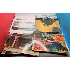 Lot Of 34 Vintage China Postcards Landscapes, Statues, Temples, Mountains Etc.